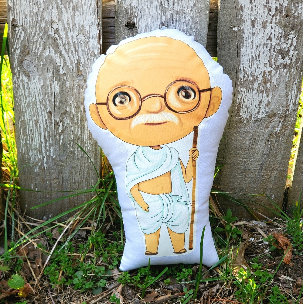 Ghandi Pillow Pal. New.